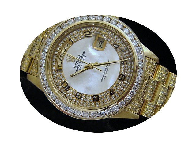 Rolex 18k Gold Day-date President Full D...