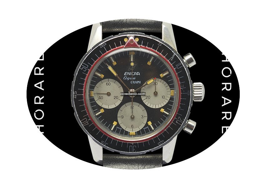 Enicar Aqua-Graph MK1, Chronograph Valjo...