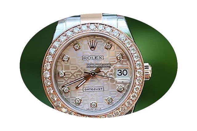 Rolex Midsize Datejust Rose Gold 31mm Di...