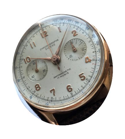 Chronoswiss Chronograph in 18 carat soli...