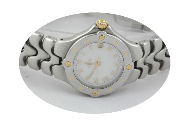 Ebel Sportwave Damen Uhr Stahl/gold Weis...