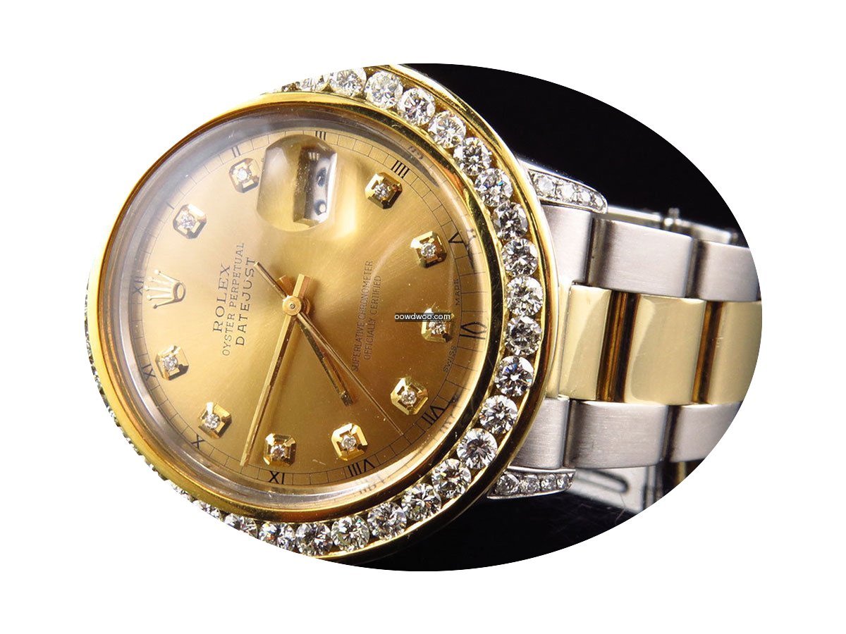 Rolex Datejust 2 Tone 18k Stainless Stee...