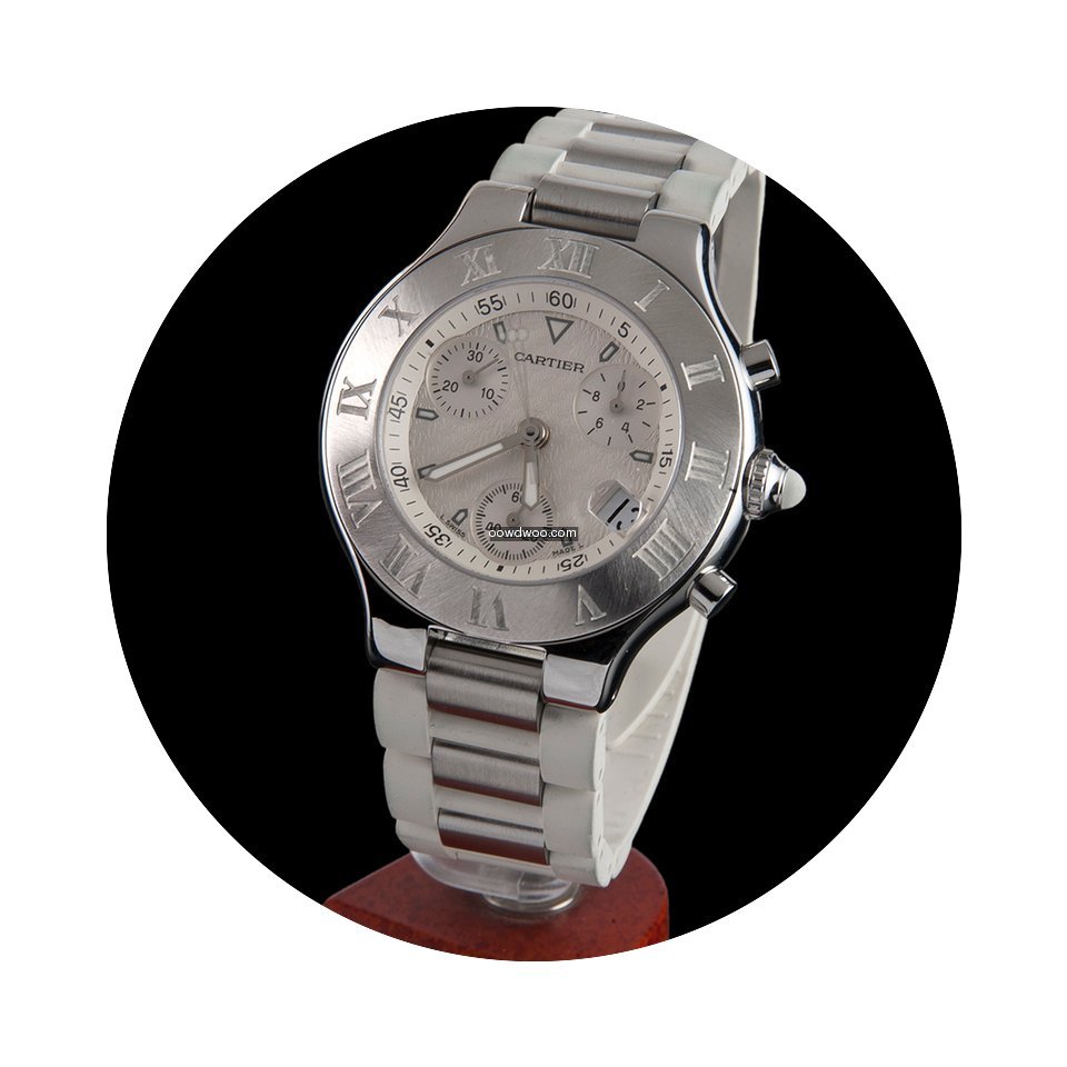Cartier must 21 chronoscap quartz...