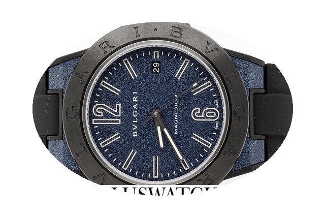 Bulgari Diagono MAGNESIUM Blu Lacca Blue...