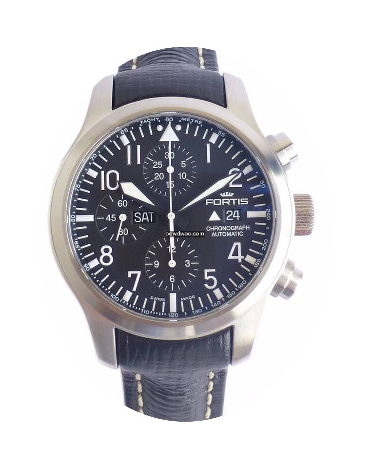 Fortis B-42 Flieger Day Date Chronograph...