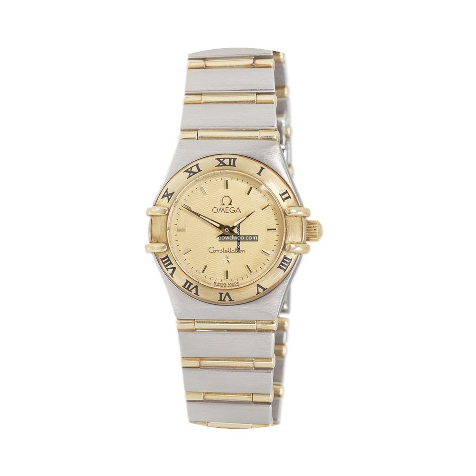 Omega 18K & Stainless Steel Ladies Const...
