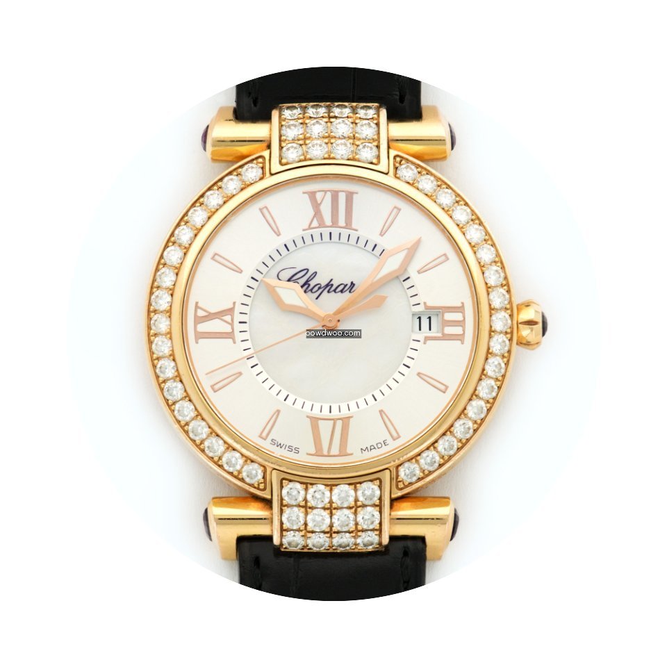 Chopard Rose Gold Imperiale Diamond Watc...