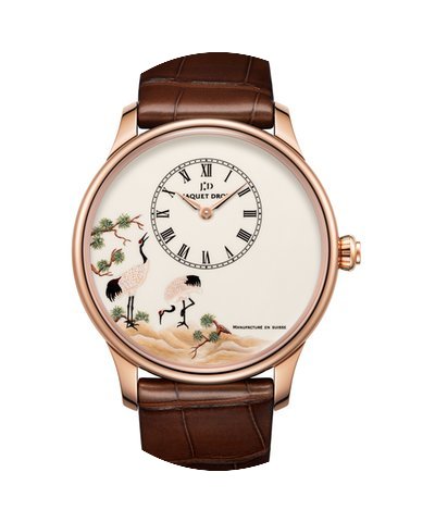 Jaquet-Droz Petite Heure Minute White Cr...