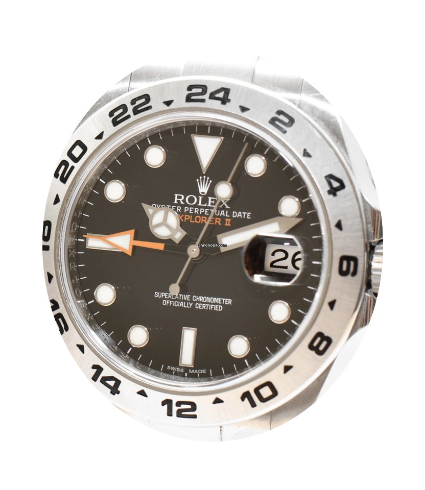 Rolex Explorer II Stahl 2015 LC 100 Papi...