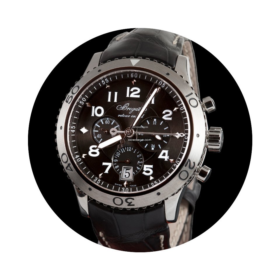Breguet type XXI steel chronograph...