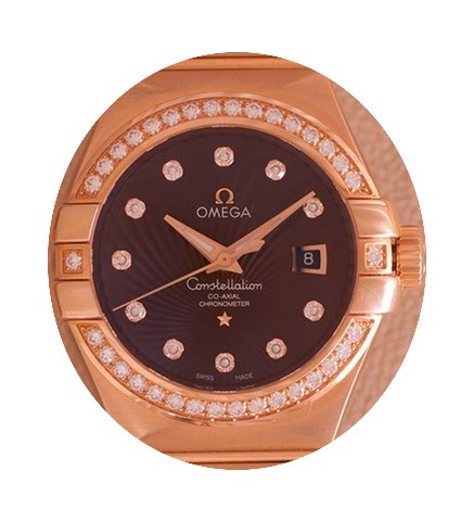 Omega Constellation Co-Axial Diamond 31m...