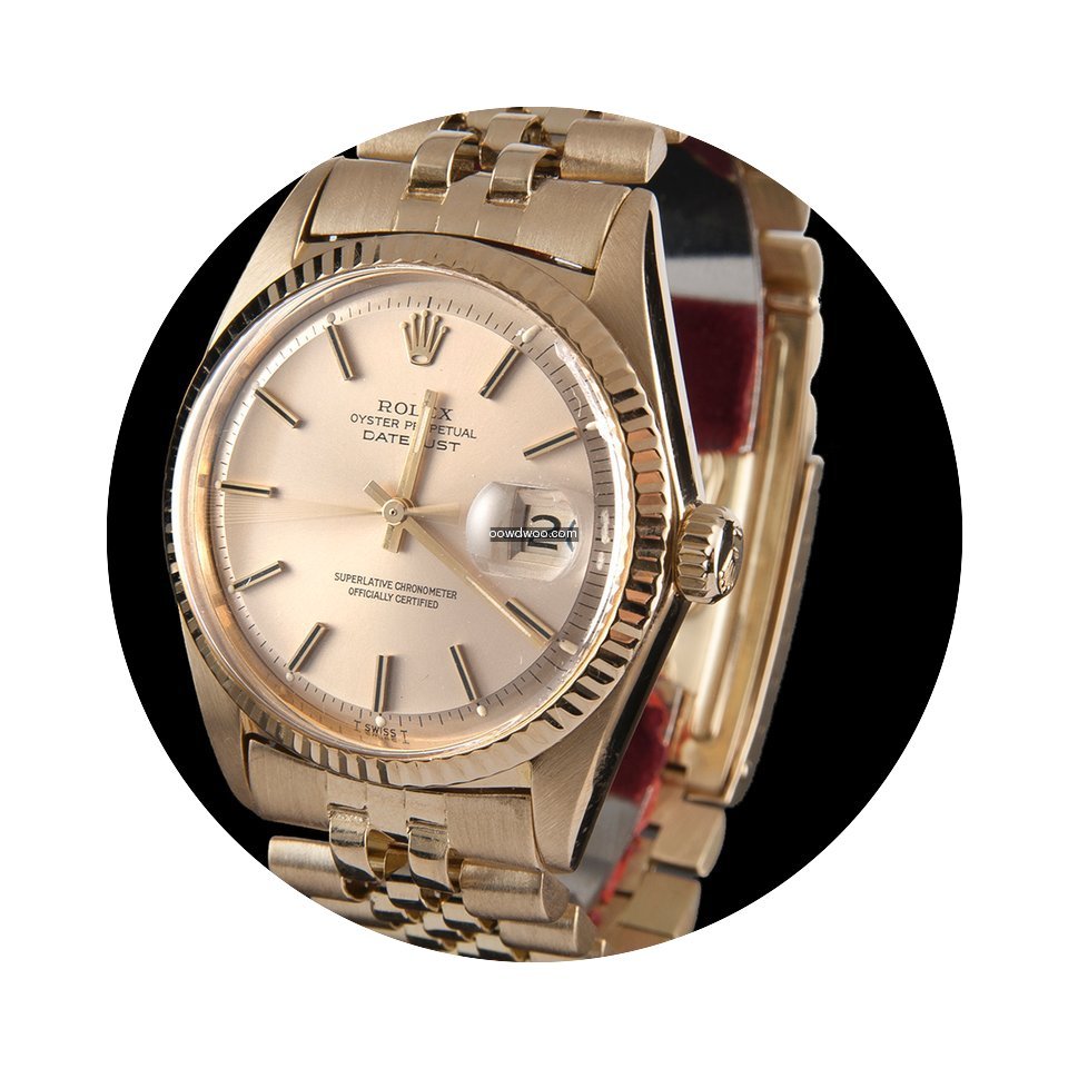 Rolex DATEJUST YELLOW GOLD MEN SIZE JUBI...