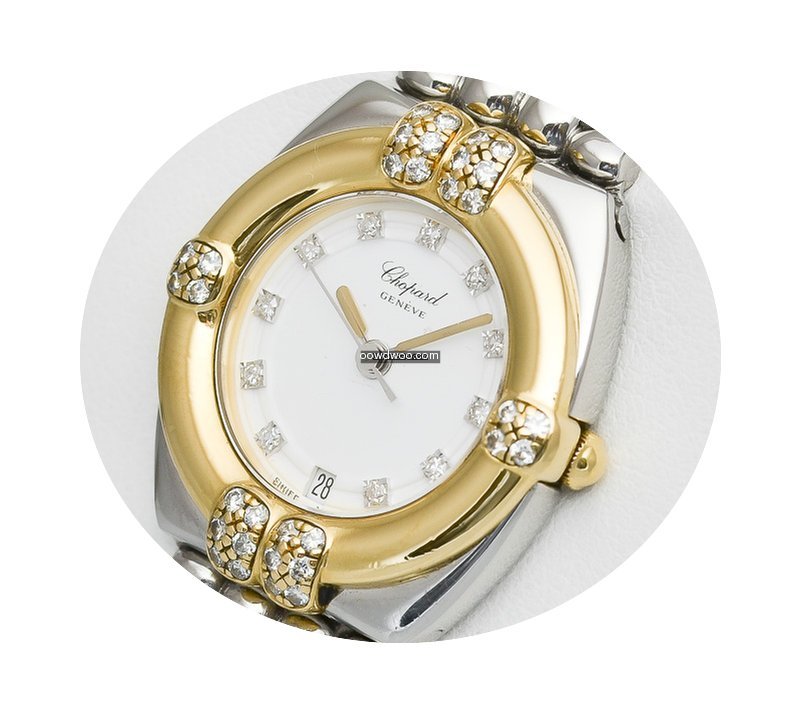 Chopard Gstaad Stahl Gold Brillantbesatz...