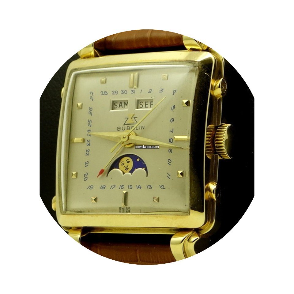 Gübelin | 18k Yellow Gold Vintage Squar...