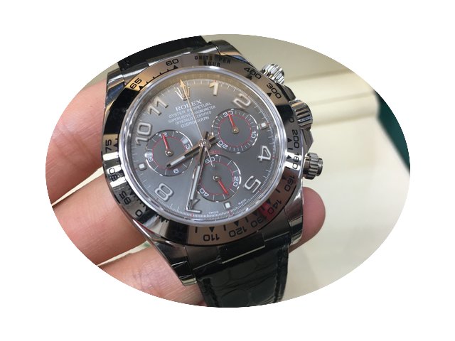 Rolex Daytona 116519 White Gold Rhodium ...