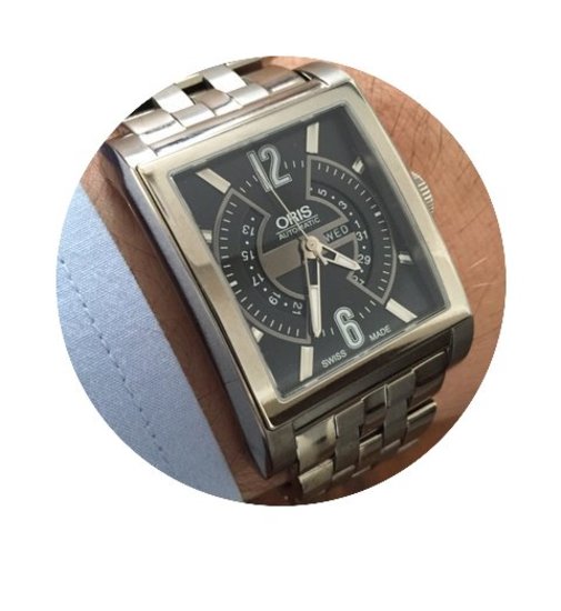 Oris Rectangular Titane Date 585.7622.70...