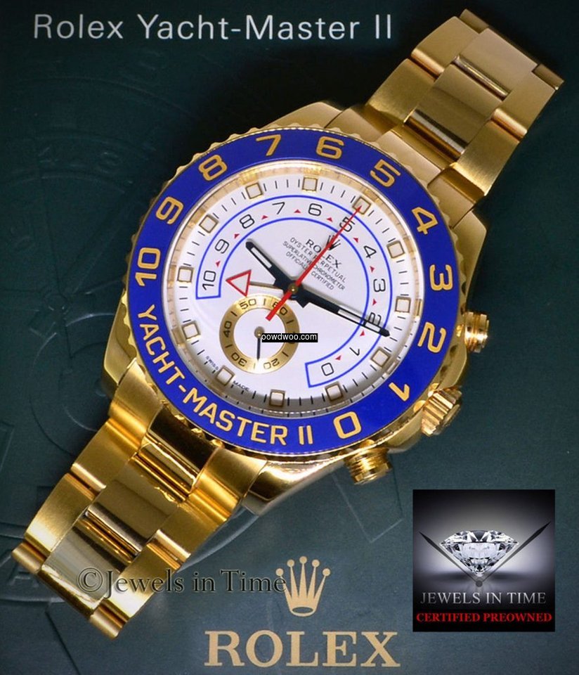 Rolex Yacht-Master II 18k Yellow Gold Ce...