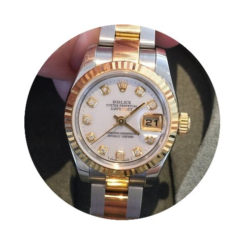 Rolex DateJust Ladies 179173 Mother Of P...