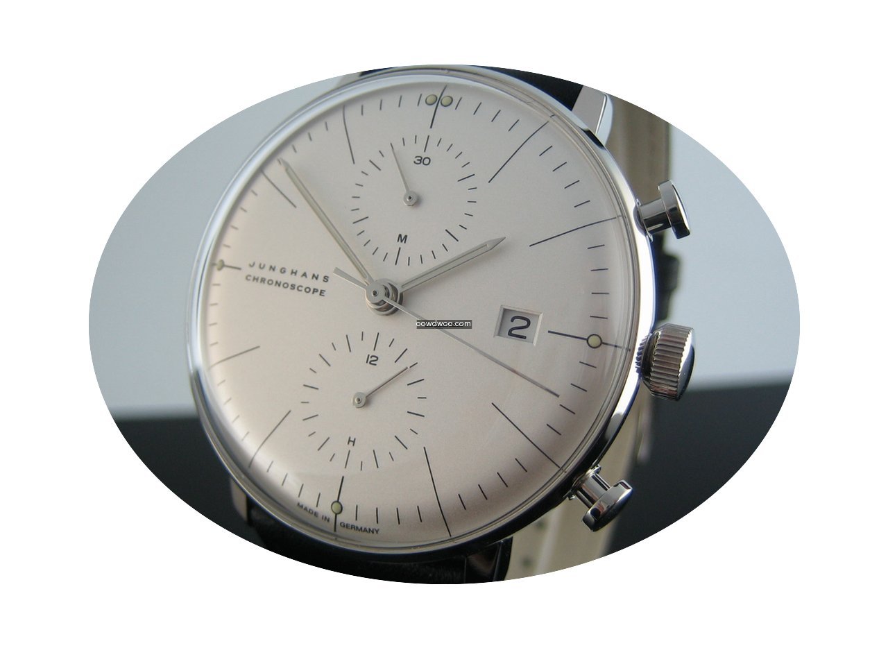 Junghans Max Bill Chronoscope 027/4600.0...
