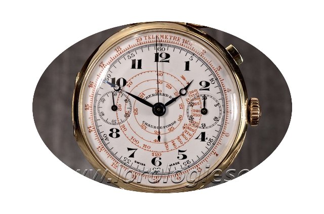 Eberhard & Co. Vintage 1920`s 18kt. ...