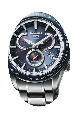 Seiko Astron GPS Solar Dual Timer Farbe ...