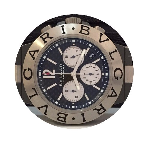 Bulgari Diagono Titanium Chrono 44mm Fib...