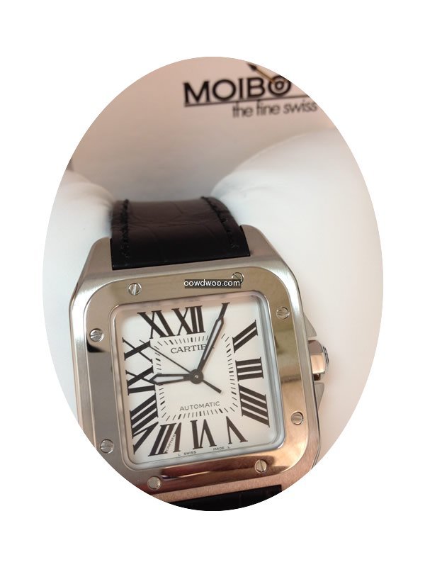 Cartier W20106X8 Santos 100 Medium Size ...