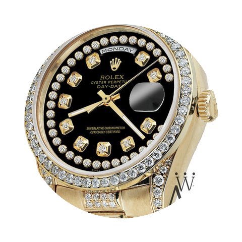 Rolex Presidential Day Date Glossy Black...