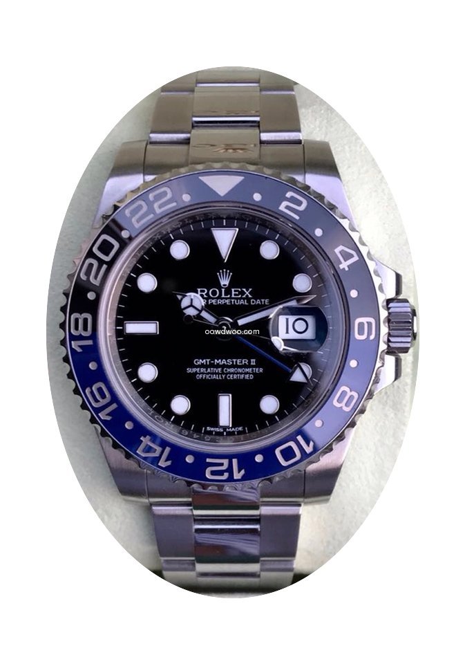 Rolex GMT Batmann Full Set Mint...