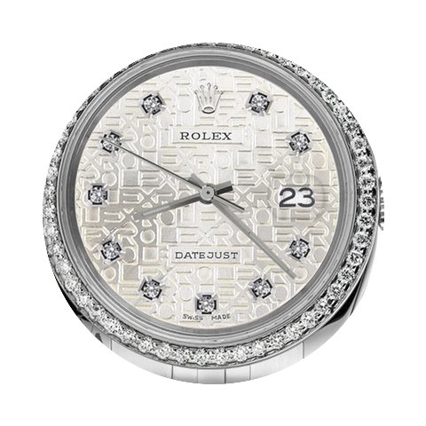 Rolex Men`s Rolex 36mm Datejust Diamond ...