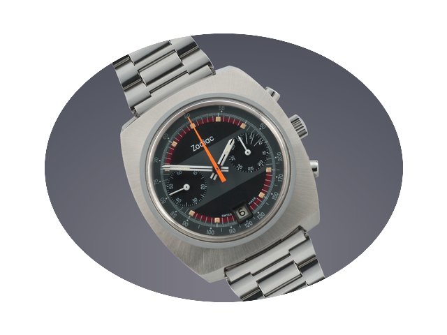 Zodiac 'Valjoux 7736' steel manual chron...