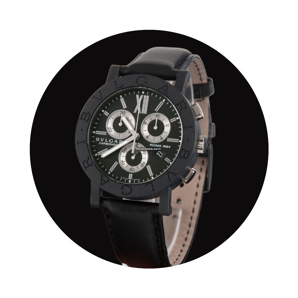 Bulgari CarbonGold Chrono Roma Quartz...