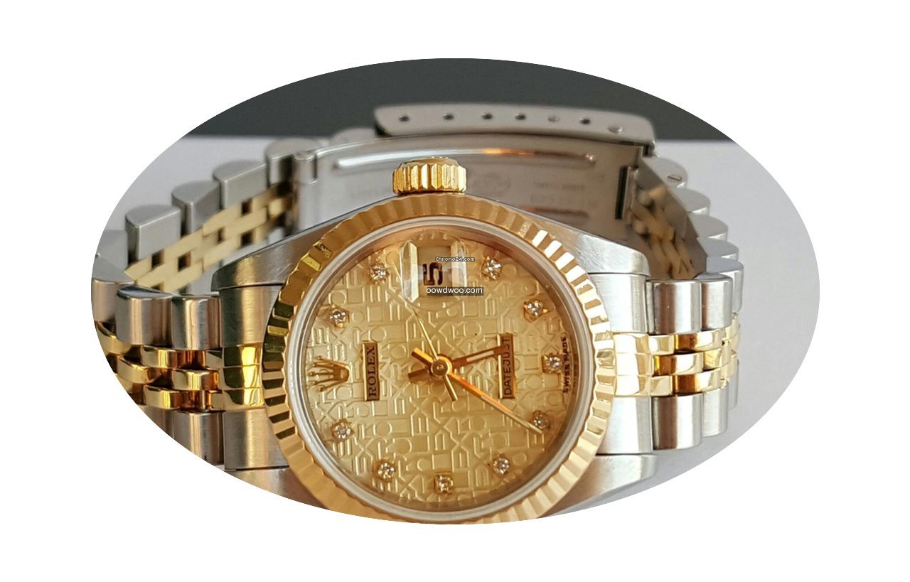 Rolex S-Serie 69173 Date Just Gold no st...
