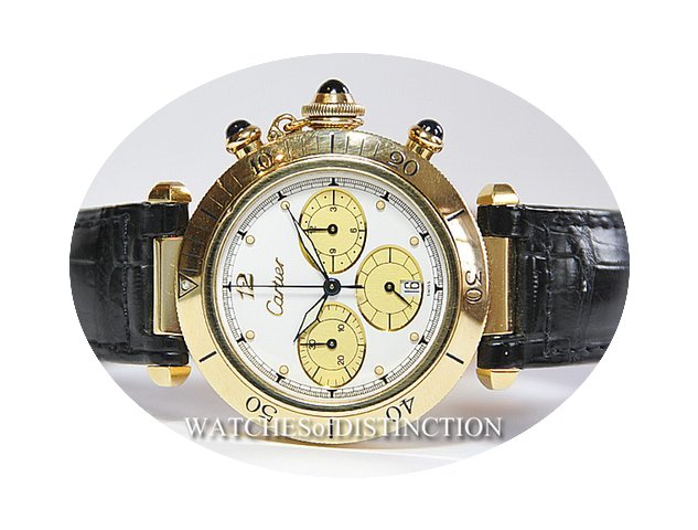 Cartier 18ct Yellow Gold Pasha Chronogra...