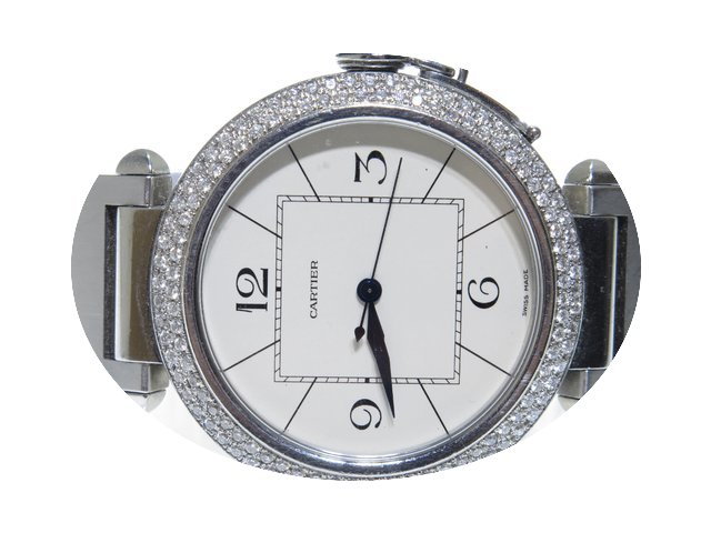 Cartier Pasha 2.00ct white diamond...