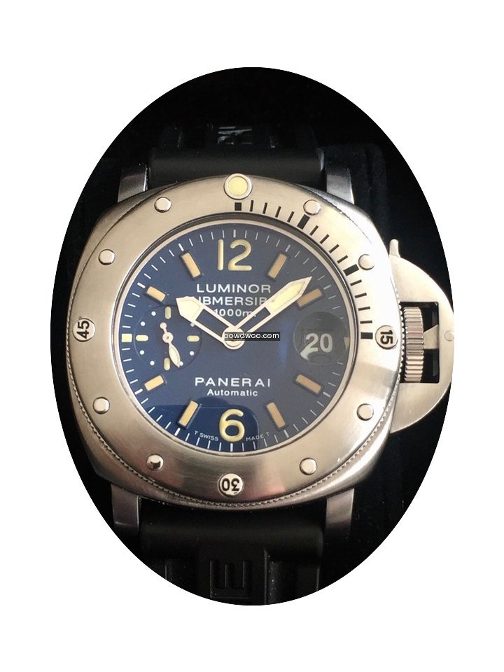 Panerai Submersible 1000M La Bomba Full ...