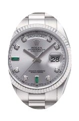 Rolex Day-Date 36 118239-RHODP Rhodium D...