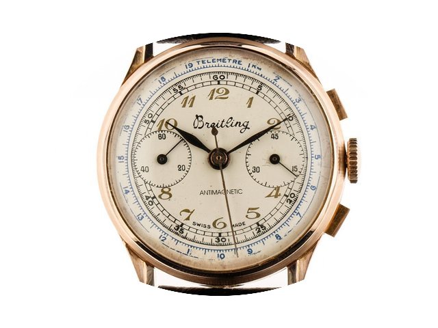 Breitling Chronograph Roségold Handaufz...