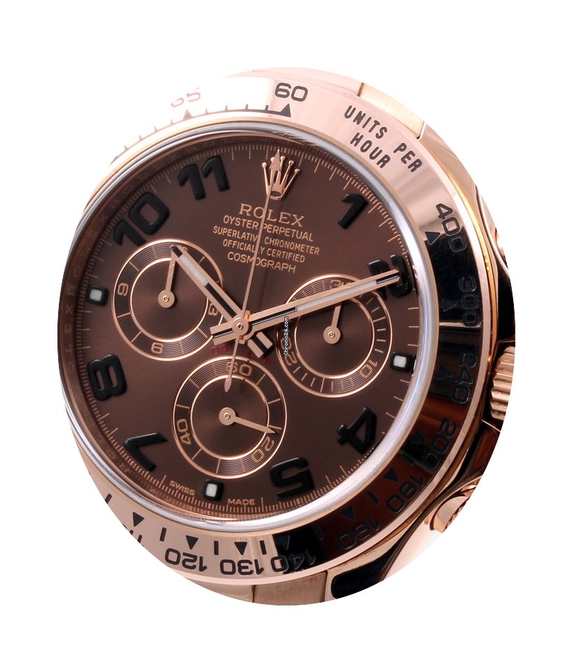 Rolex 18K Everose Gold Daytona Chocolate...