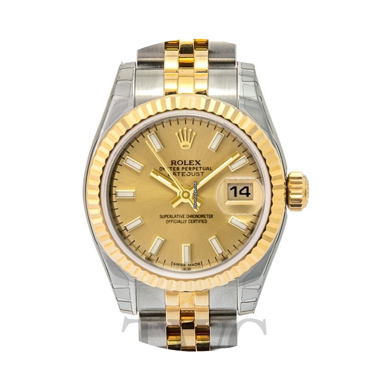 Rolex Lady Oyster Perpetual Champagne/18...