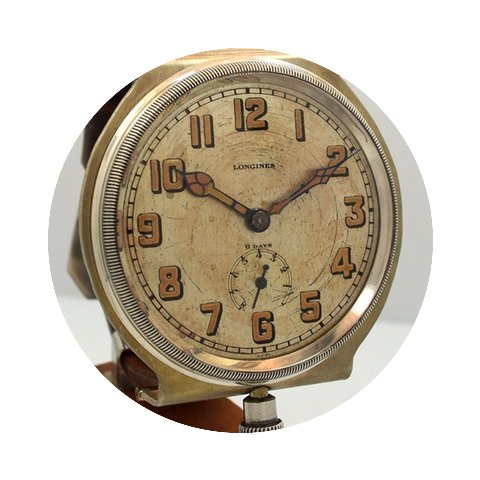 Longines 8 Day Watch - Clock circa 1920...