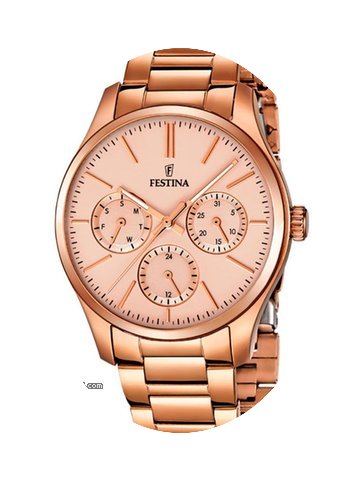 Festina F16816/2 Damenuhr 36mm rosegold ...