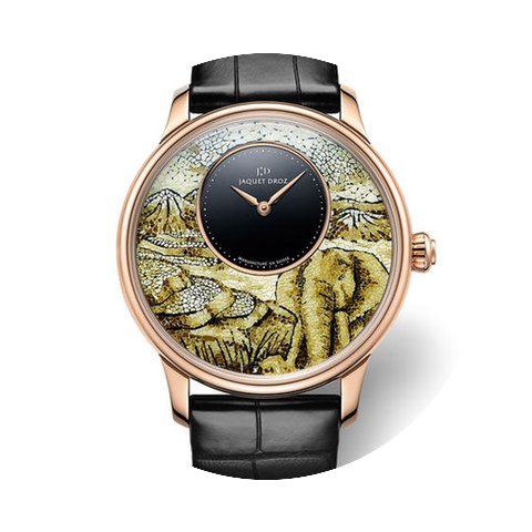 Jaquet-Droz Petite Heure Minute Mosaic E...