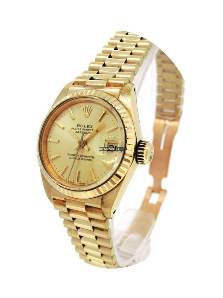 Rolex Oyster Perpetual Datejust 18K Gold...
