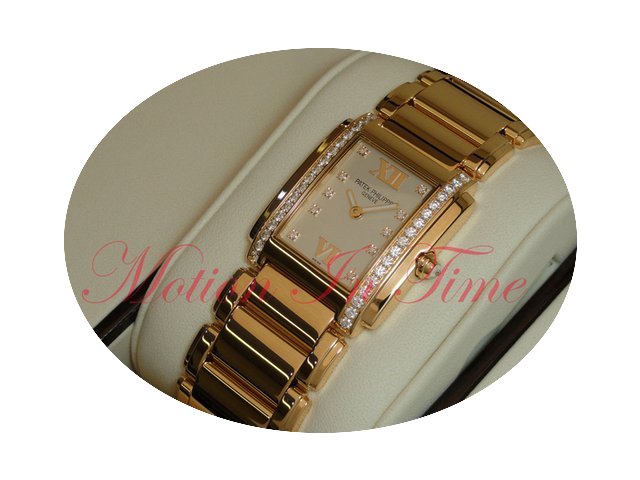 Patek Philippe Ladies 24 Twenty-4 Rose G...
