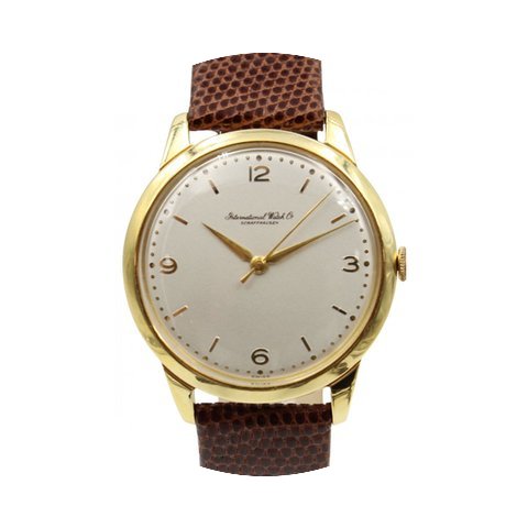 IWC Shaffhausen 18k Yellow Gold Mechanic...