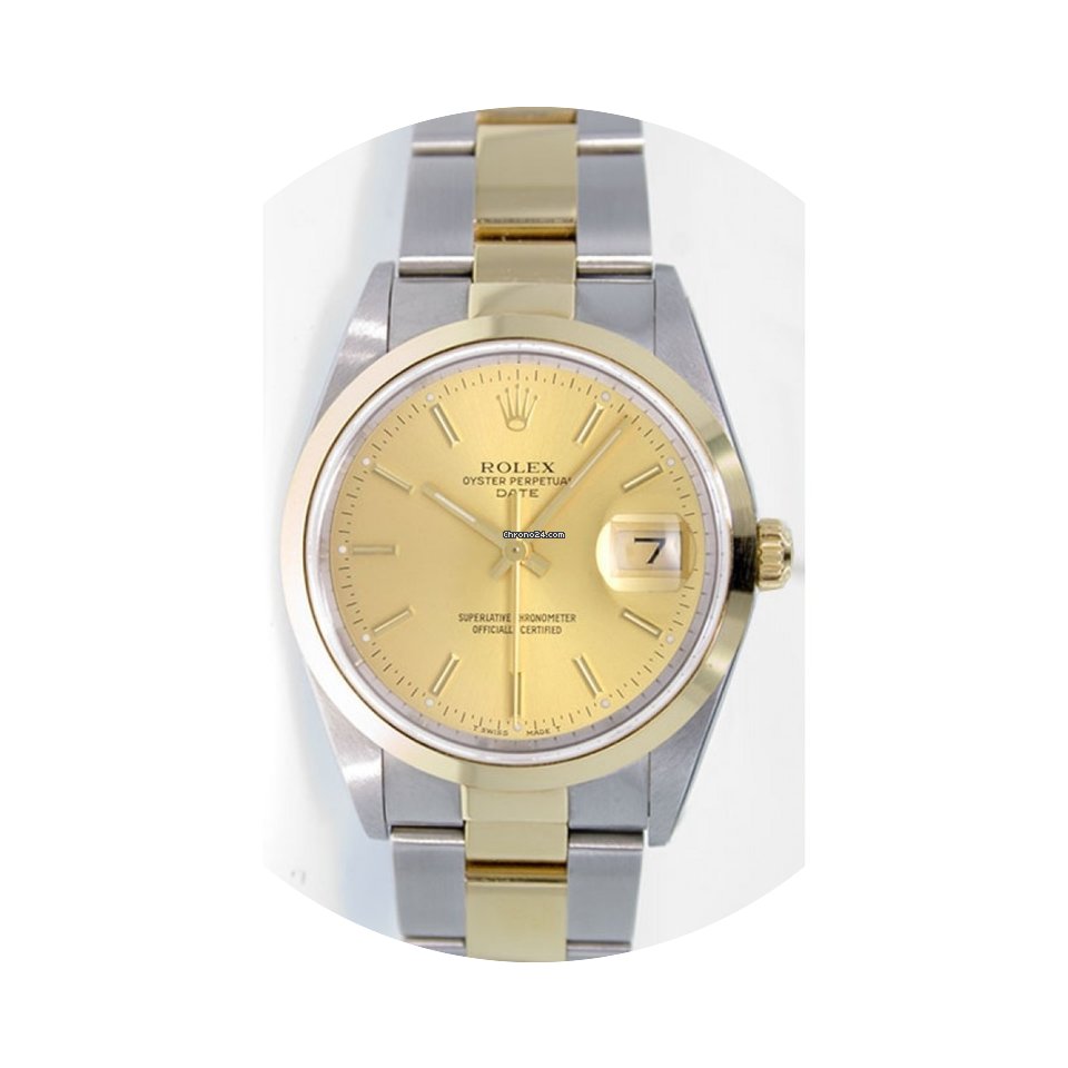 Rolex Date 15203 34mm Stainless Steel & ...