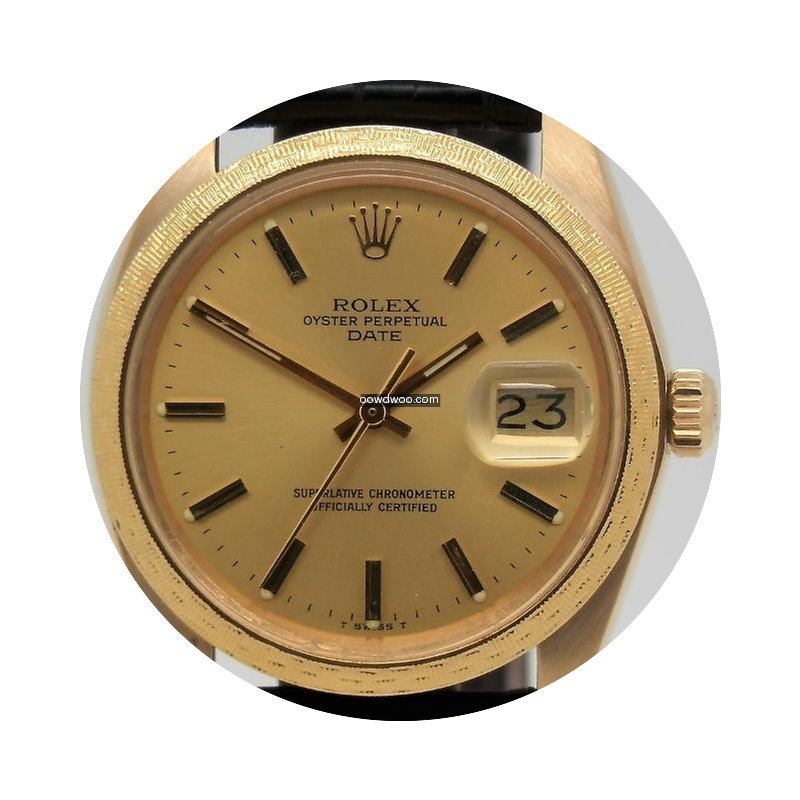Rolex Date Gold Vintage 'Corteza'...