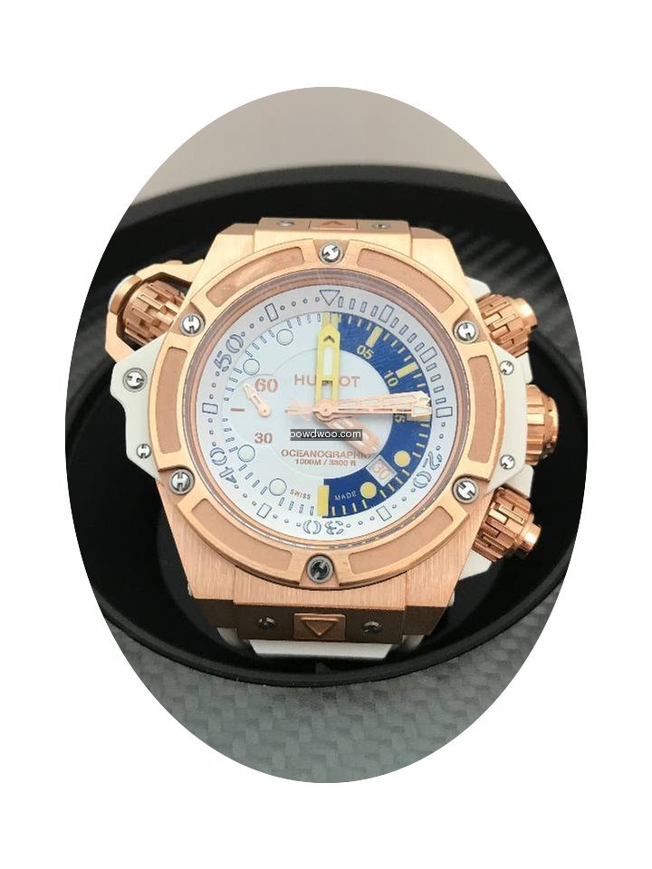 Hublot King Power Oceanographic White Di...