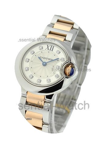 Cartier Ballon Bleu Small Size with Silv...